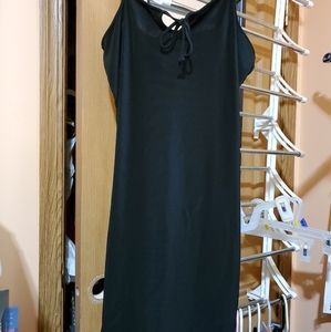 Womens strappy black dress